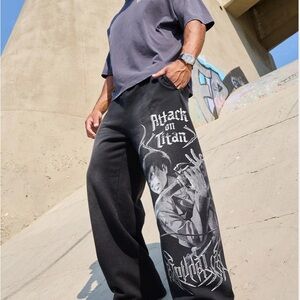 YoungLA 2128 AOT Eren Sword baggy joggers